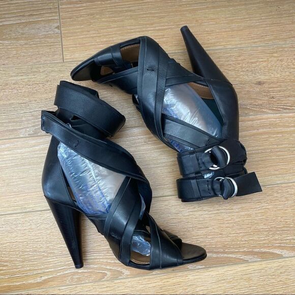 Isabel Marant-Lace Up Wrap Ankle Heels (38) - Picture 6 of 16